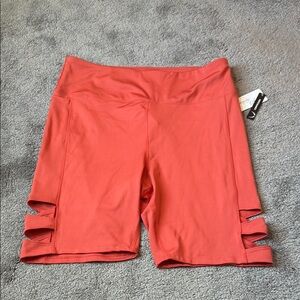 Nanette Lepore Coral Bike Shorts SIZE XL